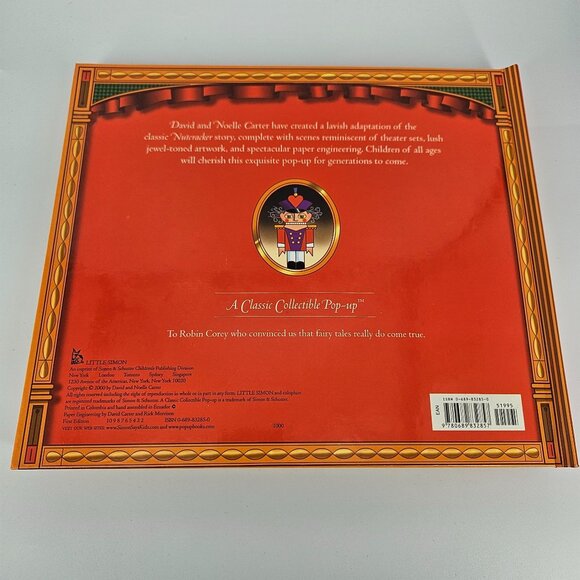 The Nutcracker Pop-Up Book David Noelle Carter First Edition Hardcover - Picture 5 of 12